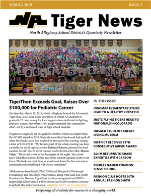 Tiger News Spring 2019 Cover